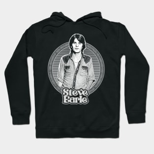 Steve Earle // Outlaw Country Retro Fan Design Hoodie